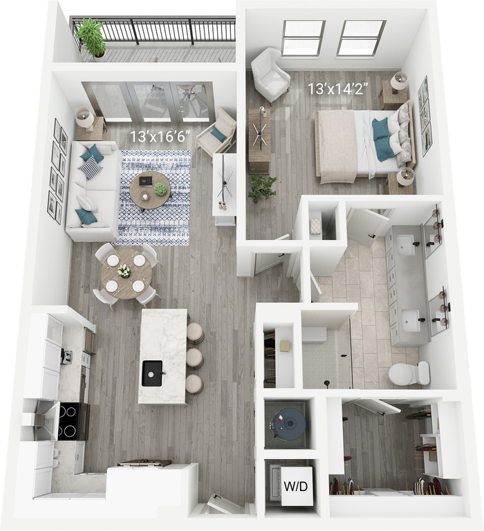 Anson (A1) | 1 Bedroom, 1 Bath