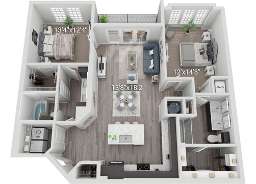 Blazer (B2) | 2 Bedroom, 2 Bath