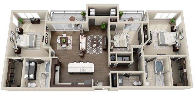 3 Bedroom 2.5 Bath